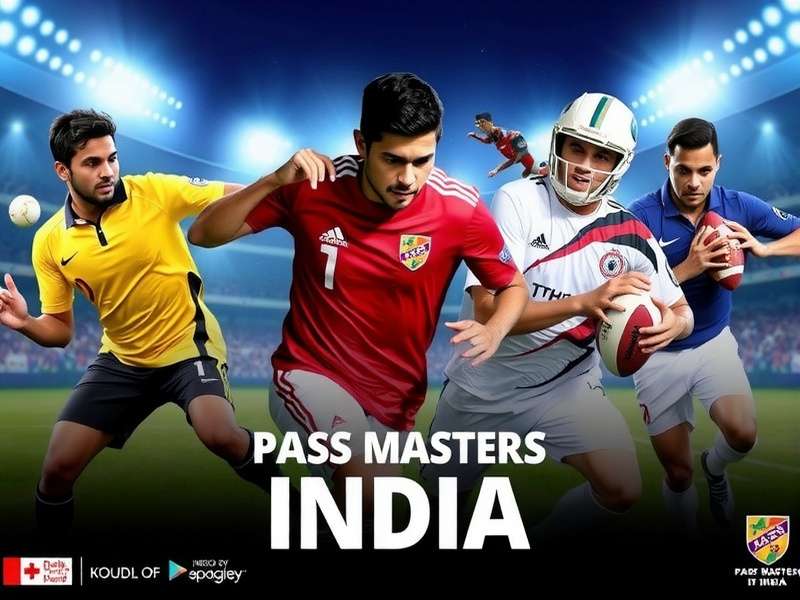 Pass Masters India - India's favorite football strategy game Pass Masters India game banner featuring Indian football stars and regional team logos